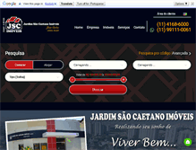 Tablet Screenshot of jardimsaocaetanoimoveis.com.br